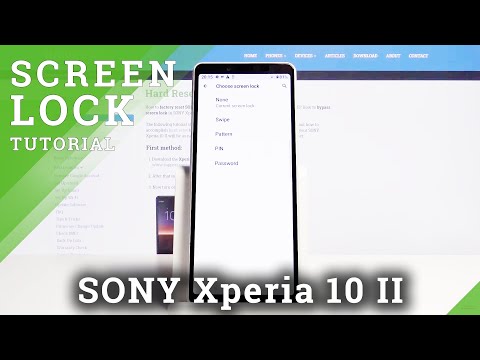How to Change Lock Method in SONY Xperia 10 II – Find the best Screen Lock