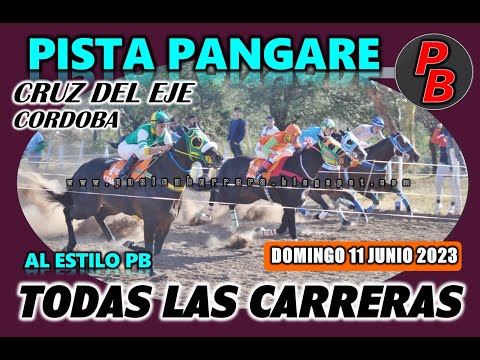 CARRERAS en PISTA PANGARE - CRUZ DEL EJE (11-06-2023)