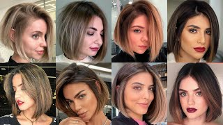 Popular Pinterest Bob Haircut Style For Women's 2022/ Short Bob Haircut
