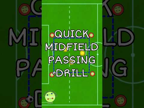 Quick midfield passing drill - -#soccerdrills #fyp #football drills #passing