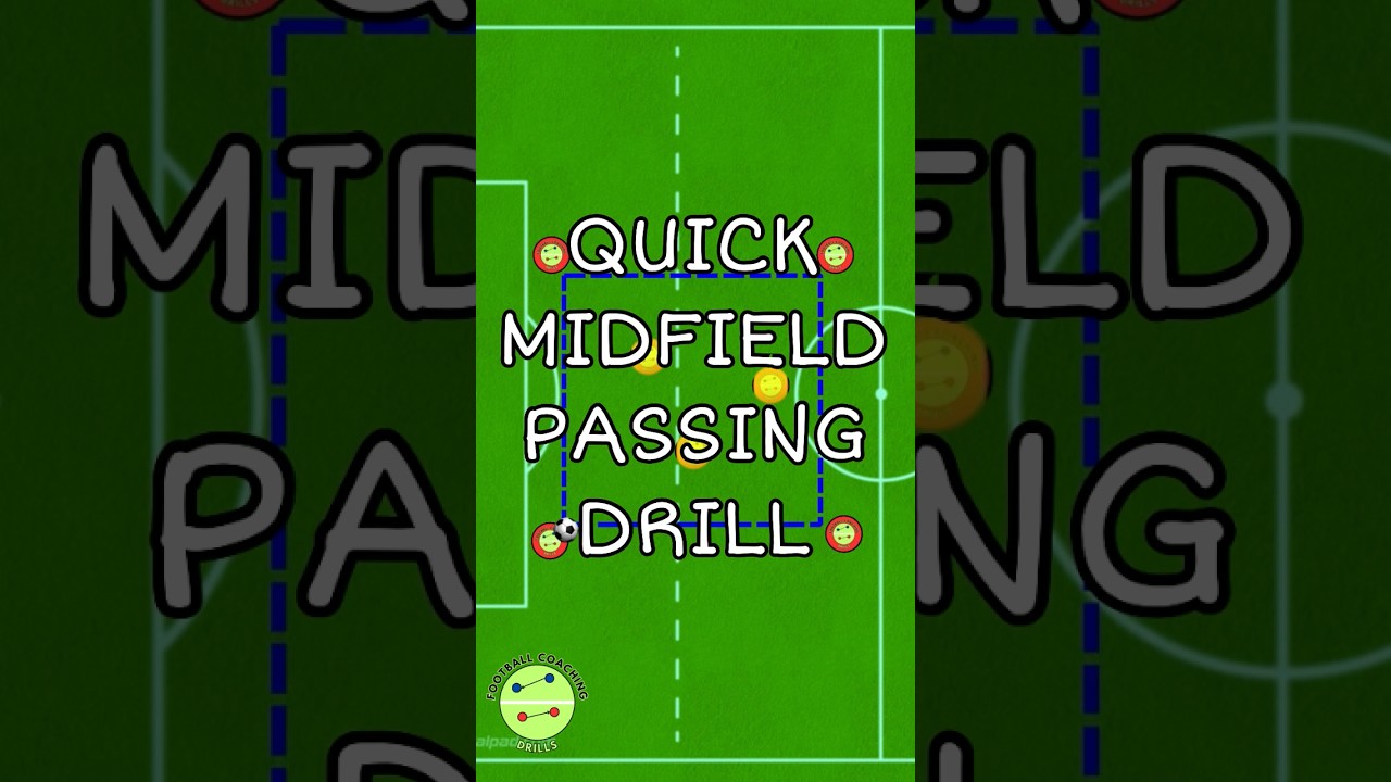 Quick midfield passing drill - -#soccerdrills #fyp #football drills #passing