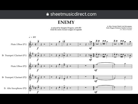 Imagine Dragons - Enemy for Flex-Band (Brass and Woodwind)