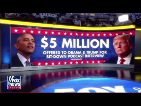 トランプとオバマ、500万ドルのオファー？to 'sit down' & do podcast ?by patrick bet-david ? (TRUMP AND OBAMA OFFERED $5 MILLION ? TO ‘SIT DOWN’ & DO PODCAST ? BY PATRICK BET-DAVID ??)