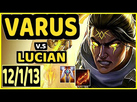 DISAVE (VARUS) vs LUCIAN - 12/1/13 KDA BOTTOM ADC CHALLENGER GAMEPLAY - BR