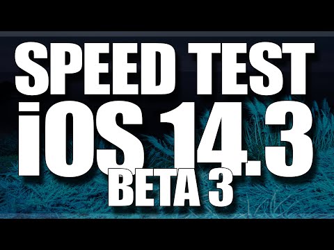Speed Test iOS 14.3 Beta 3 vs iOS 14.2