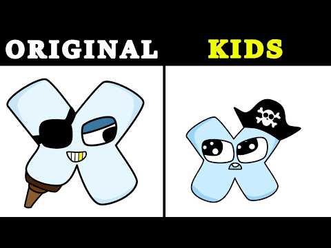 GERMAN Alphabet Lore BUT cute LOWERCASE and ANCIENT ELDERS | Alphabet lore | Animation