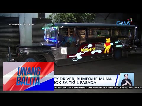 Ilang jeepney driver, bumiyahe muna bago lumahok sa tigil-pasada UB