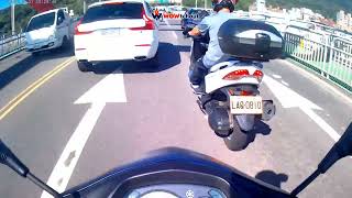 安全距離? 加速插進去在煞車就對了（檢舉成功）