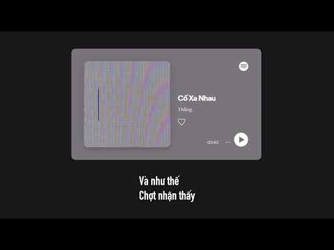 Cố Xa Nhau - Thắng | Karaoke - Instrumental by Atom_dvt