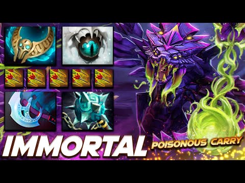 Venomancer Immortal Poisonous Carry - Dota 2 Pro Gameplay [Watch & Learn]