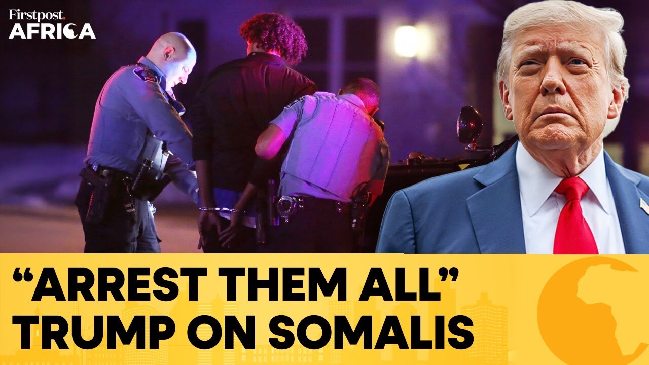 Trump Calls for Mass Arrests of Somalis in Minneapolis Over “Cash Exodus” | Firstpost Africa | N18G