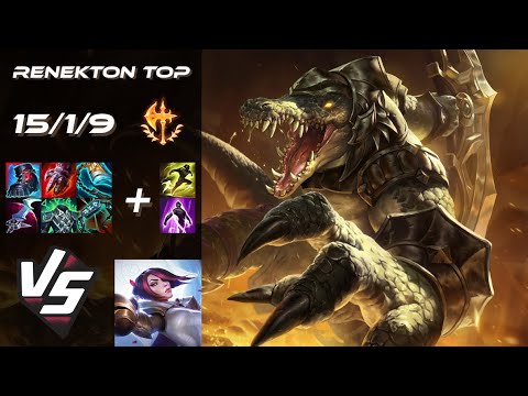 TOP Renekton vs Fiora - EU Grandmaster Patch 25.S2.6