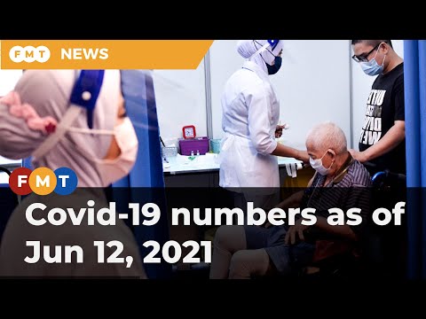 Covid-19 numbers as of June 12, 2021