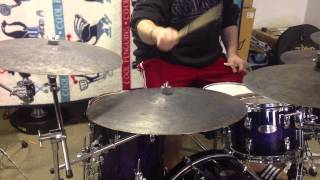 Dream Dark Matter Cymbal Set-Up, Ride, Crash, Hi-Hats