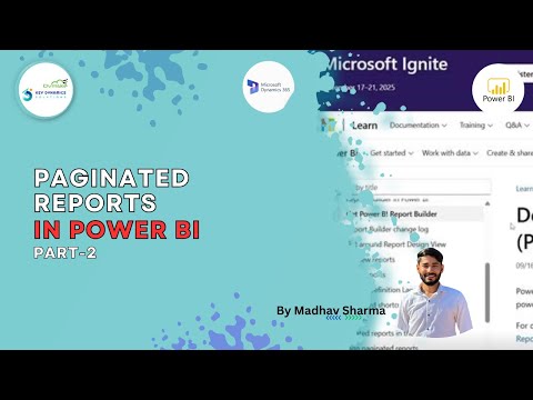 Paginated Reports in Power BI (Part 2) | Step-by-Step Guide to Create a SamplePaginated Report
