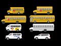 School Buses Street Vehicles The Kids Picture Show Fun Educational Learning Video