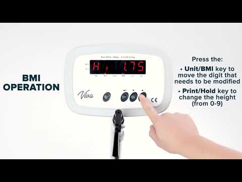 ADIME904-01 Digital Physician Scale with Height Rod Interface