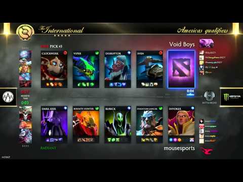 Mouz vs VoidBoys - Loser's Semifinals Series - TI5 AM Qualifiers