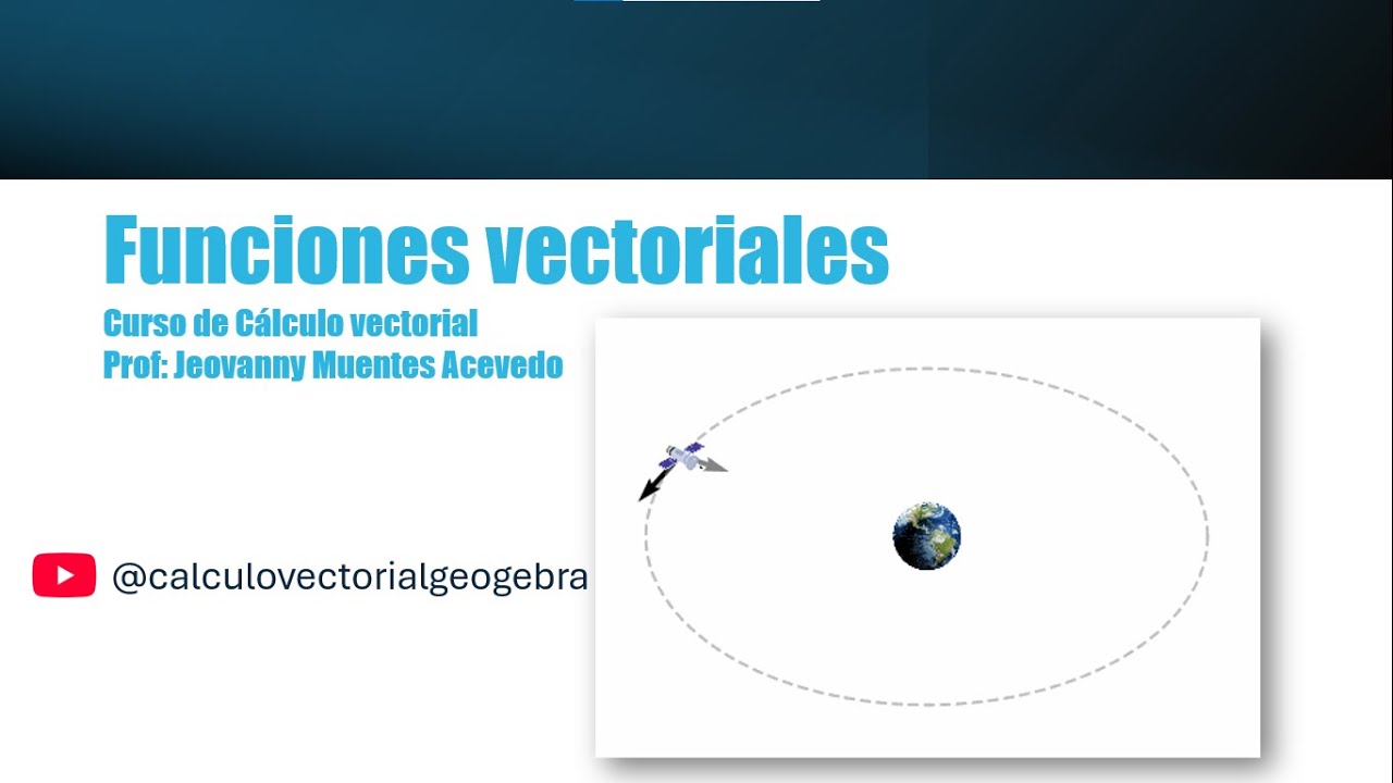 Funciones vectoriales: límite, derivada, integral y aplicaciones