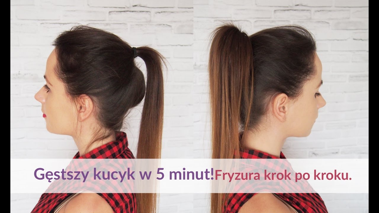 Sposób na gęstszego kucyka krok po kroku- Hair by Jul