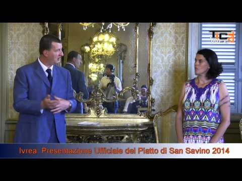 Ivrea: Presentazione del Piatto di san Savino 2014