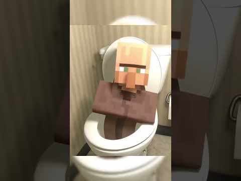 "Minecraft World - Villager Toilet Mystery!" #minecraft