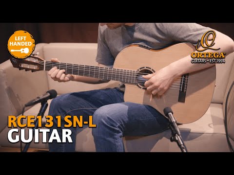 Ortega RCE131SN-L Family Series Pro Solid Cedar Top Mahogany Neck Cutaway Nylon 6-String Classical Acoustic-Electric Guitar w/Gig Bag For Left Hand Player image 15