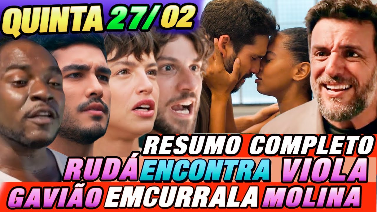 NOVELA MANIA DE VOCÊ: Capítulo De QUINTA 27/02 - Resumo da Novela MANIA DE VOCÊ Hoje