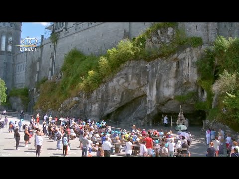 Chapelet du 4 août 2020 à Lourdes