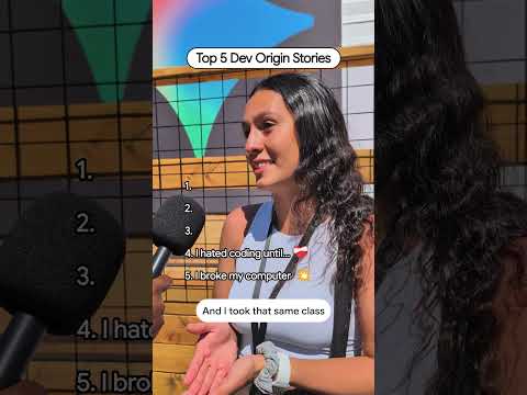 Video Thumbnail: When did you know you wanted to be a dev?