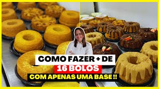COMO FAZER MAIS DE 16  BOLOS COM APENAS UMA BASE