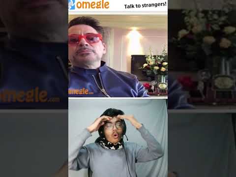 I Found Iron Man RDJ on omegle 😳OMG #shorts #omegle