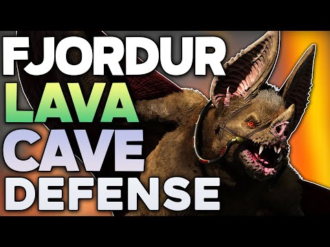 DEFENDING FJORDUR'S BEST CAVE WITH THE DESMODUS ON DAY 1! | ARK: Survival Evolved