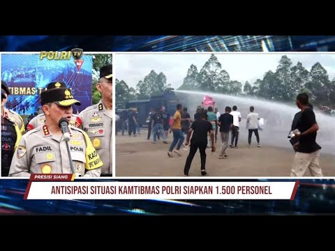 KABAHARKAM GELAR PASUKAN PENGAMANAN PEMILU DAN HARKAMTIBNAS TAHUN 2024