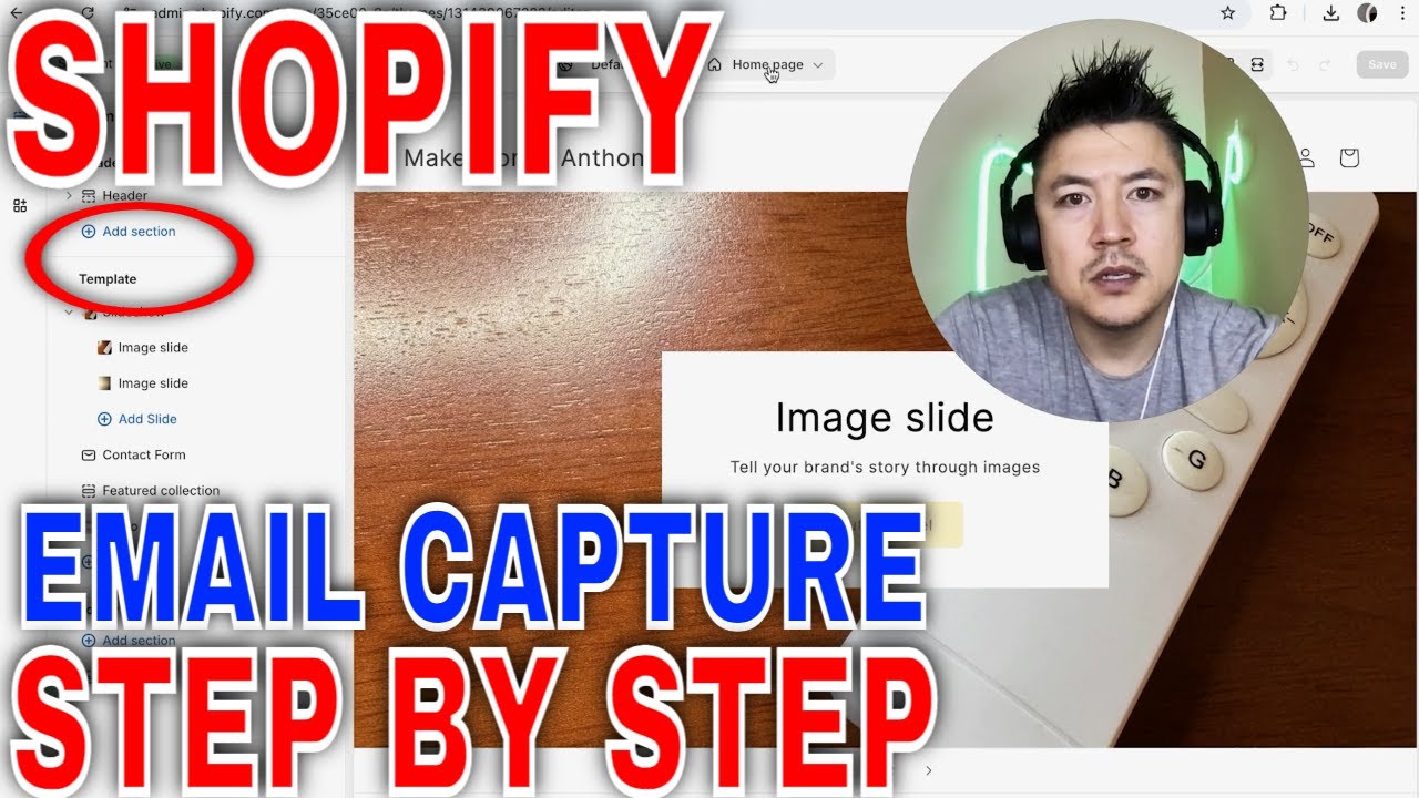 ✅  How To Add Email Capture Form To Shopify Store 🔴