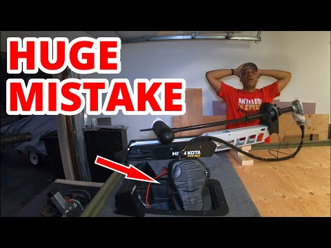 DON'T MAKE THIS MISTAKE!!! Jon Boat Trolling Motor Install FAILURE - Lowe 1448