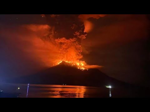 Vulkanausbrüche auf indonesischer Insel – Bewohner müssen Häuser verlassen