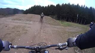 preview picture of video 'Bikepark Malmedy Mini Downhill 09 02 2014'