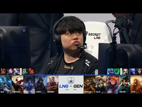 LNG vs GEN Worlds Groups Stage 2021 Day 1 - LNG vs GENG Worlds Groups Stage 2021 Day 1