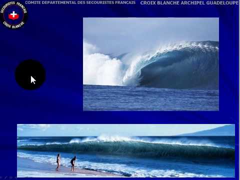 3/10 Cours BNSSA et MNS Dangers et Sécurité des Baignades: Les vagues