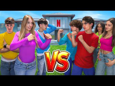 Abbiamo passato 24 ORE nella CASA NETFLIX con i nostri RIV4LI 😱