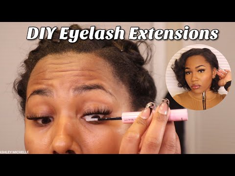 How To Apply Eyelash Cluster Extensions | Veyes Beauty Eyelashes Review