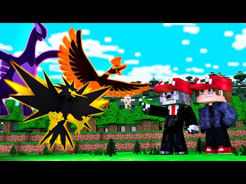 Minecraft: Pokemon Alola #9 - SHADOW LUGIA, HO-OH E ZAPDOS RAROS CAPTURADOS