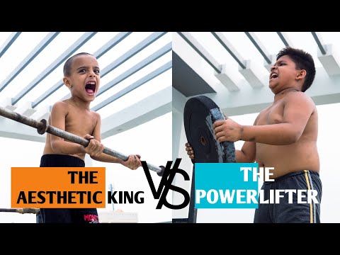 The Aesthetic King vs The Powerlifter | Baby Bruce Lee Asim | BEARDED HUNK