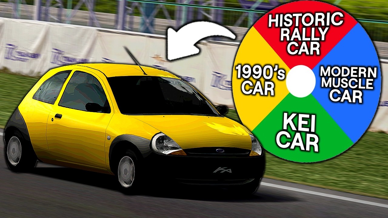 Gran Turismo 4 But a Wheel Chooses My Cars