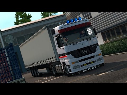 ETS 2 1.24 ProMods 2.03 Mercedes Benz Actros MP1  Pila - Wroclaw