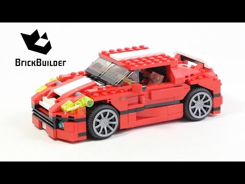 Vidéo LEGO Creator 31024 : Le bolide rouge