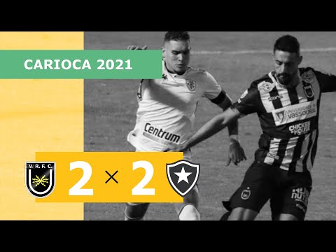 Volta Redonda 2 X 2 Botafogo - Gols - 10/04 - Campeonato Carioca 2021