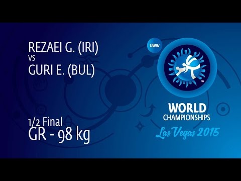 1/2 GR - 98 kg: G. REZAEI (IRI) df. E. GURI (BUL), 3-0