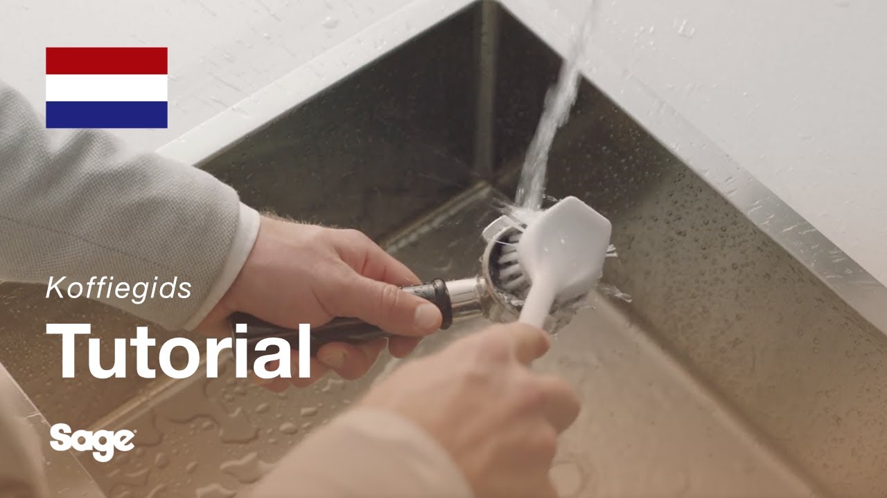 Hoe je het portafilter en de filtermand schoonmaakt